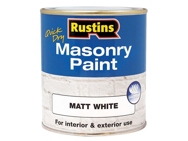 Rustins - White Matte Masonry Paint