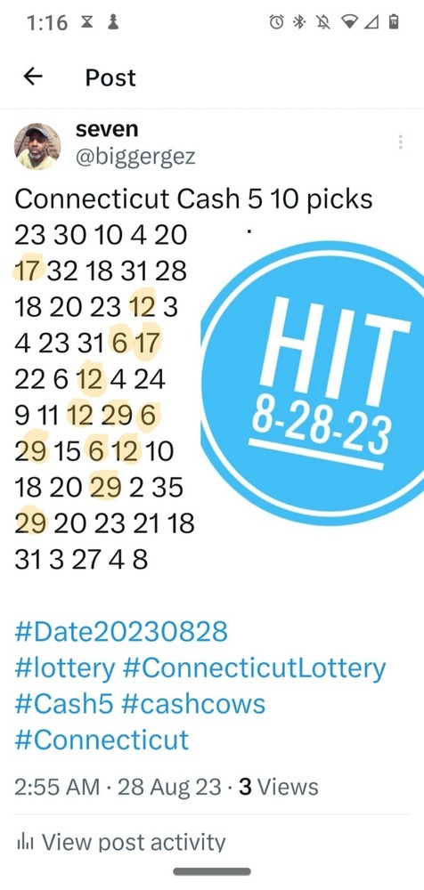 Connecticut Cash 5 Numbers software CD for Windows 7 & 8 & 10