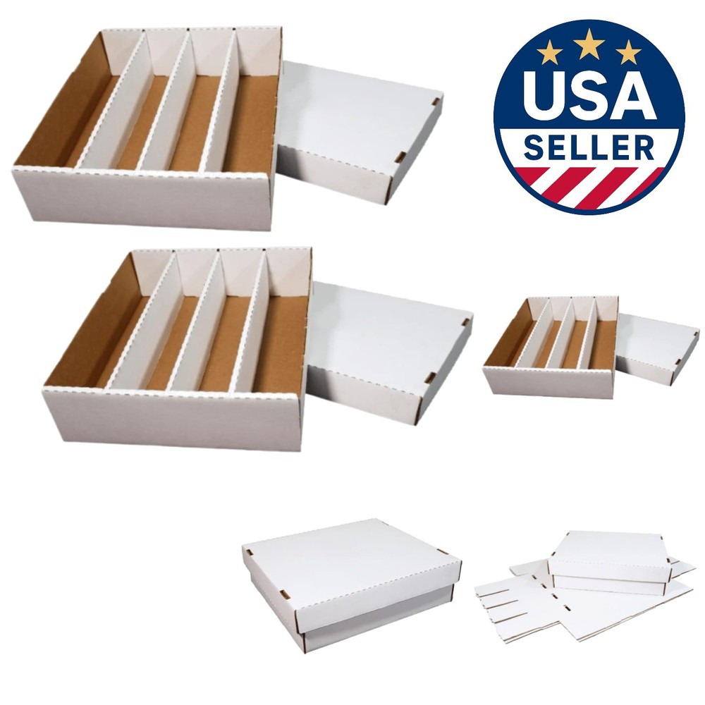 Woodhaven 2-Pack High-Capacity Gaming Card Storage Boxes - 3200 Count