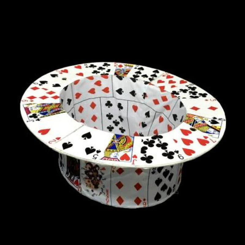PLAYING CARDS TOP HAT - Magic & Party Tricks
