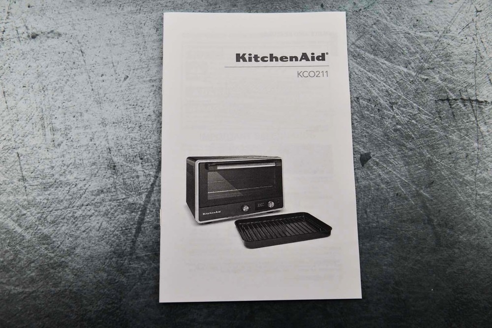 KitchenAid KCO211 Digital Countertop Toaster Oven Owner's Guide Operating Manual
