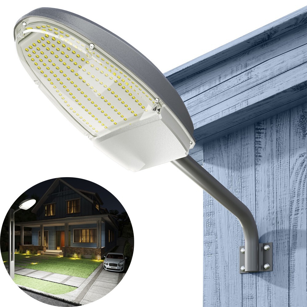 Outdoor LED Yard Street Light Dusk to Dawn Light Waterproof Security Lighting