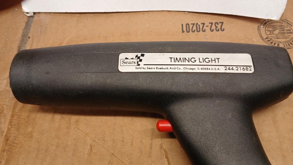 Sears Vintage Inductive Timing Light - Model 244.21682 -#GS-140-12