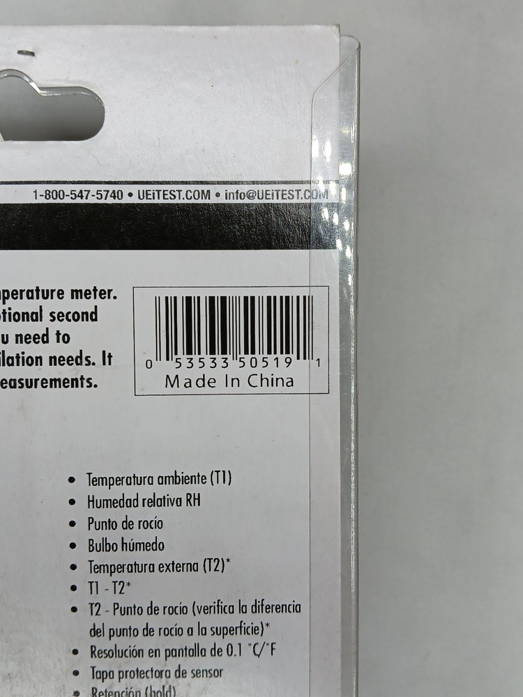UEI DTH31 Psychrometer D