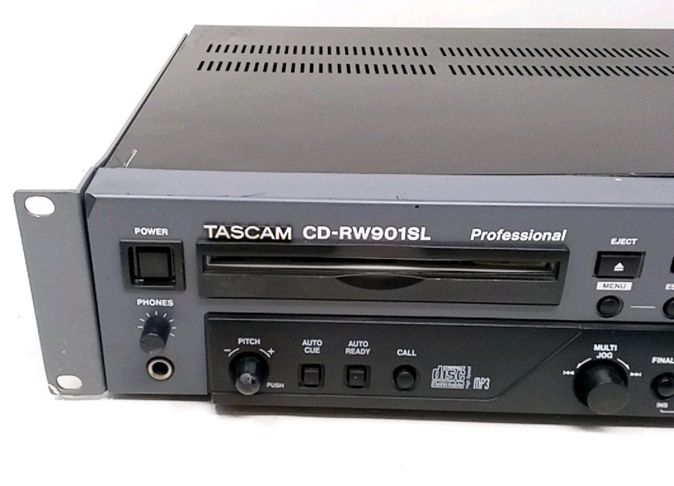 TASCAM CD-RW901SL Rack Mount Slot-Loading CD Recorder *READ*