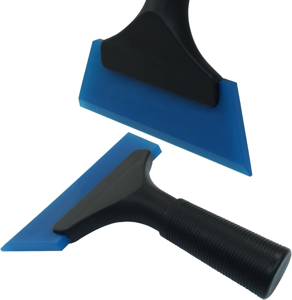 2 Pcs Small Squeegee 5 Inch, Rubber Blade Window Tint Squeegee Mini Wiper for Ca