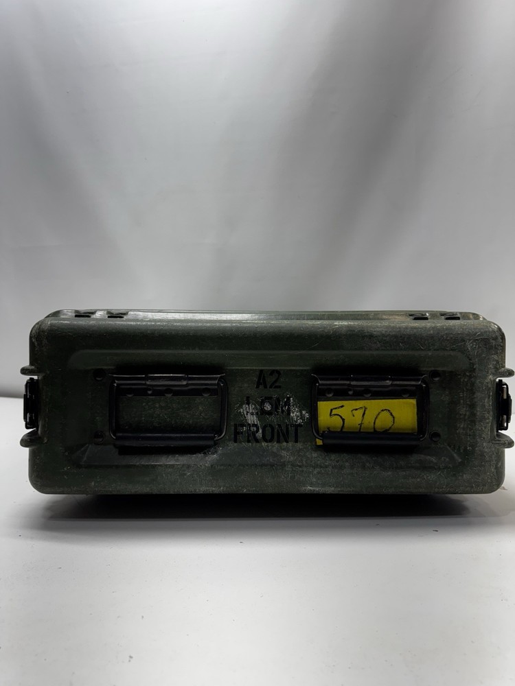 Rackmount 03U x24 General Dynamics Slide Out Composite Rack ShockMount Hard Case