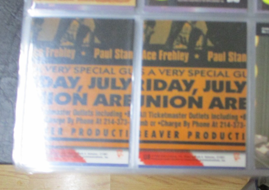 2 KISS PAUL STANLEY CARDS