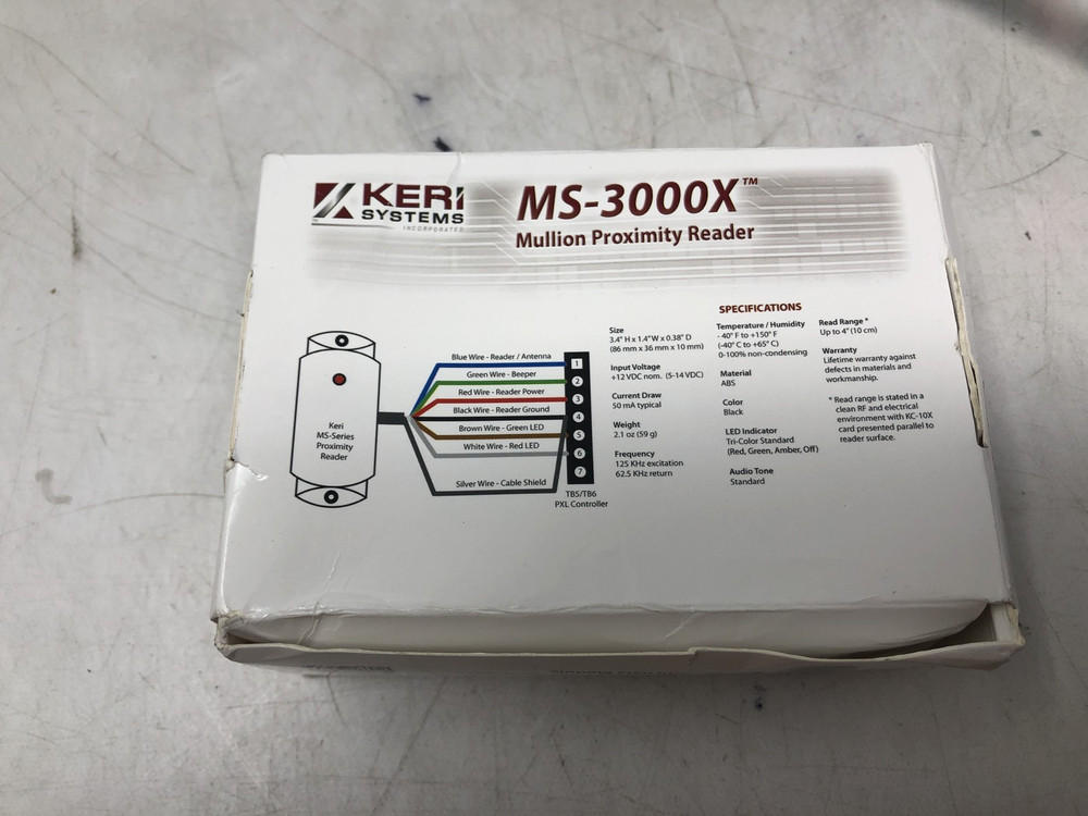 Keri Systems MS-3000X Mullion Proximity Reader