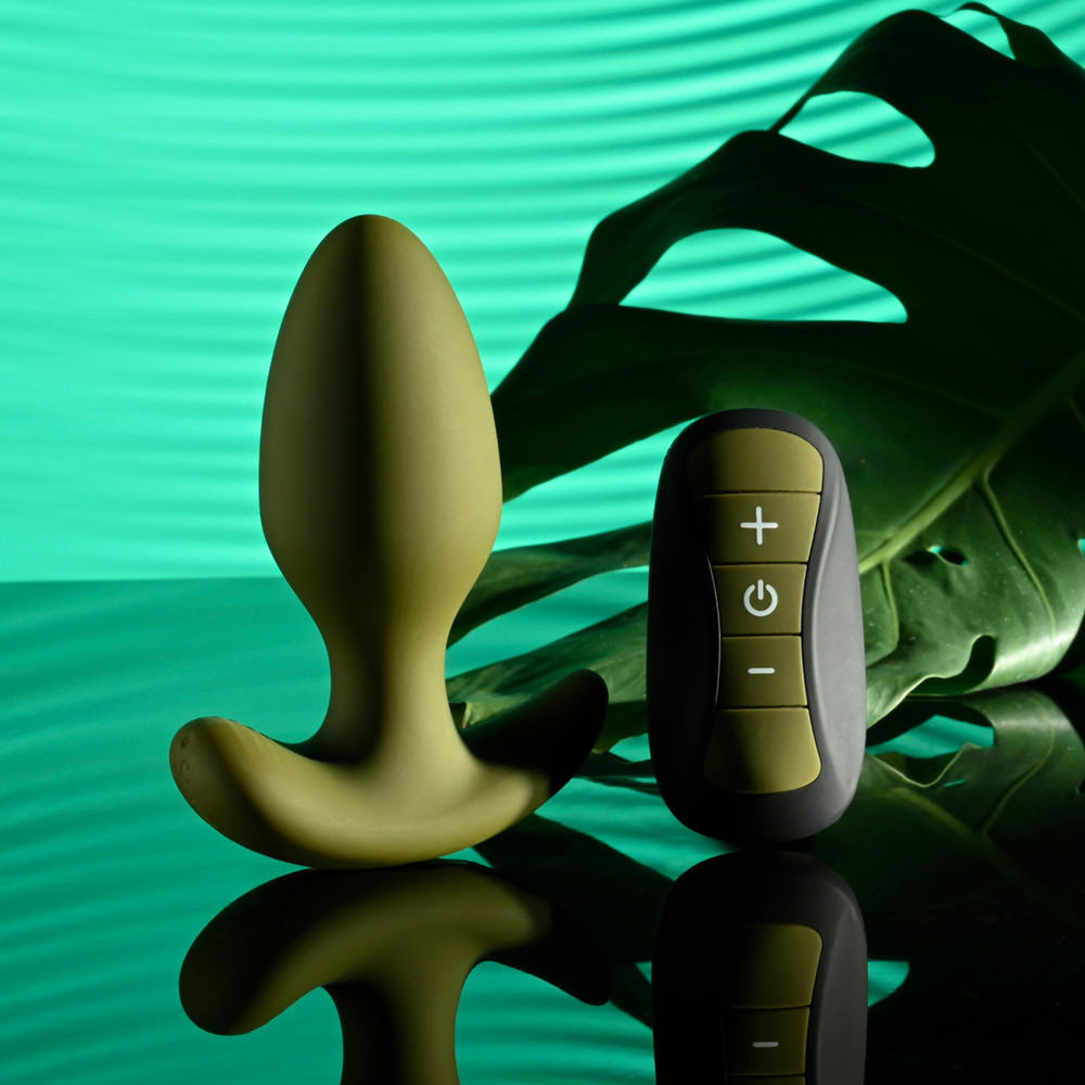 Vibrating Rechargeable Remote Control Butt Plug Beginner-Friendly Sex Vibrator