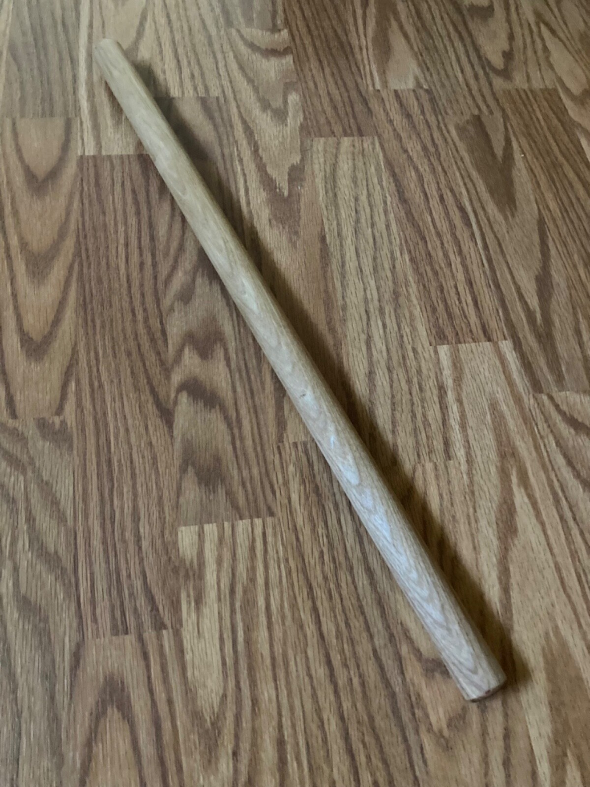 Tanbo (American Hickory Short Staff) 1-1/8" Dia. 16”Long, Hand Finished