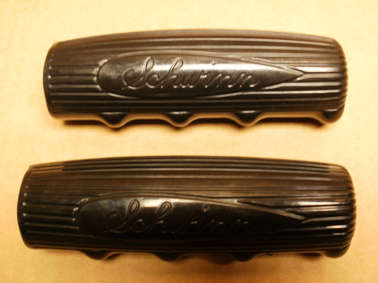 Schwinn Approved Black Phantom Autocycle Panther Starlet Bicycle Handlebar Grips