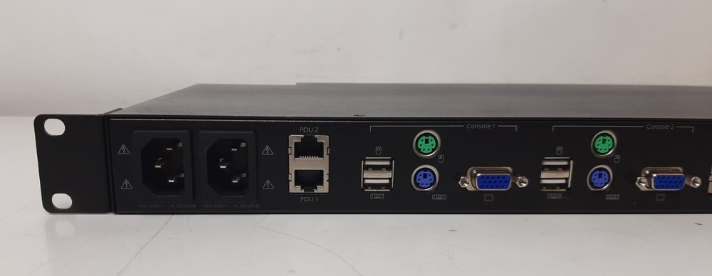APC KVM 2G Enterprise Analog 2 Local Users 16 Port Rackmount KVM Console