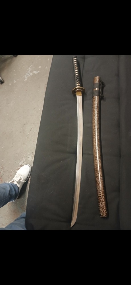 Katana Sword Full Tang With Hamon