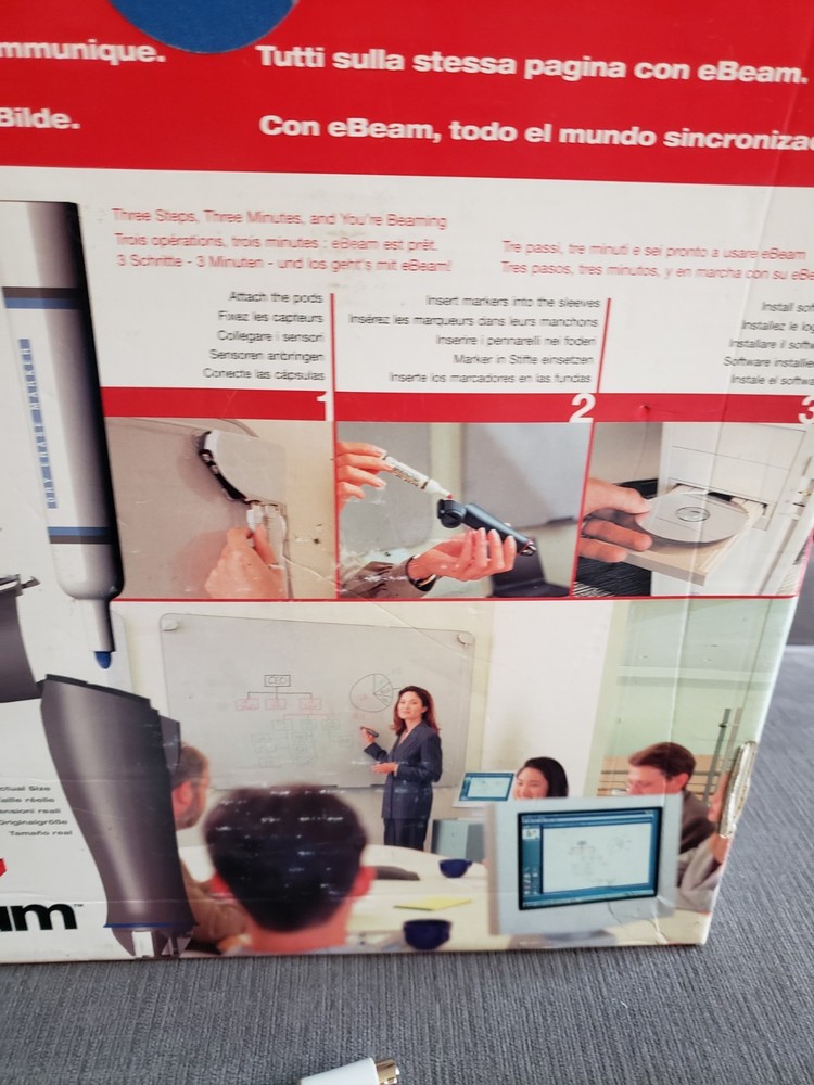 Boone Ebeam Digital Interactive White Board System Projector - EXCELLENT COND!!