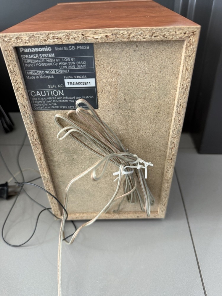 Panasonic SC-PM39D 5 Disc Changer Cd Compact Stereo System