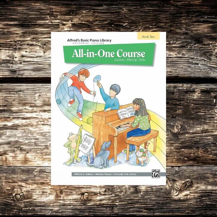 Alfred's Basic Piano Library All-in-One Course Book Two