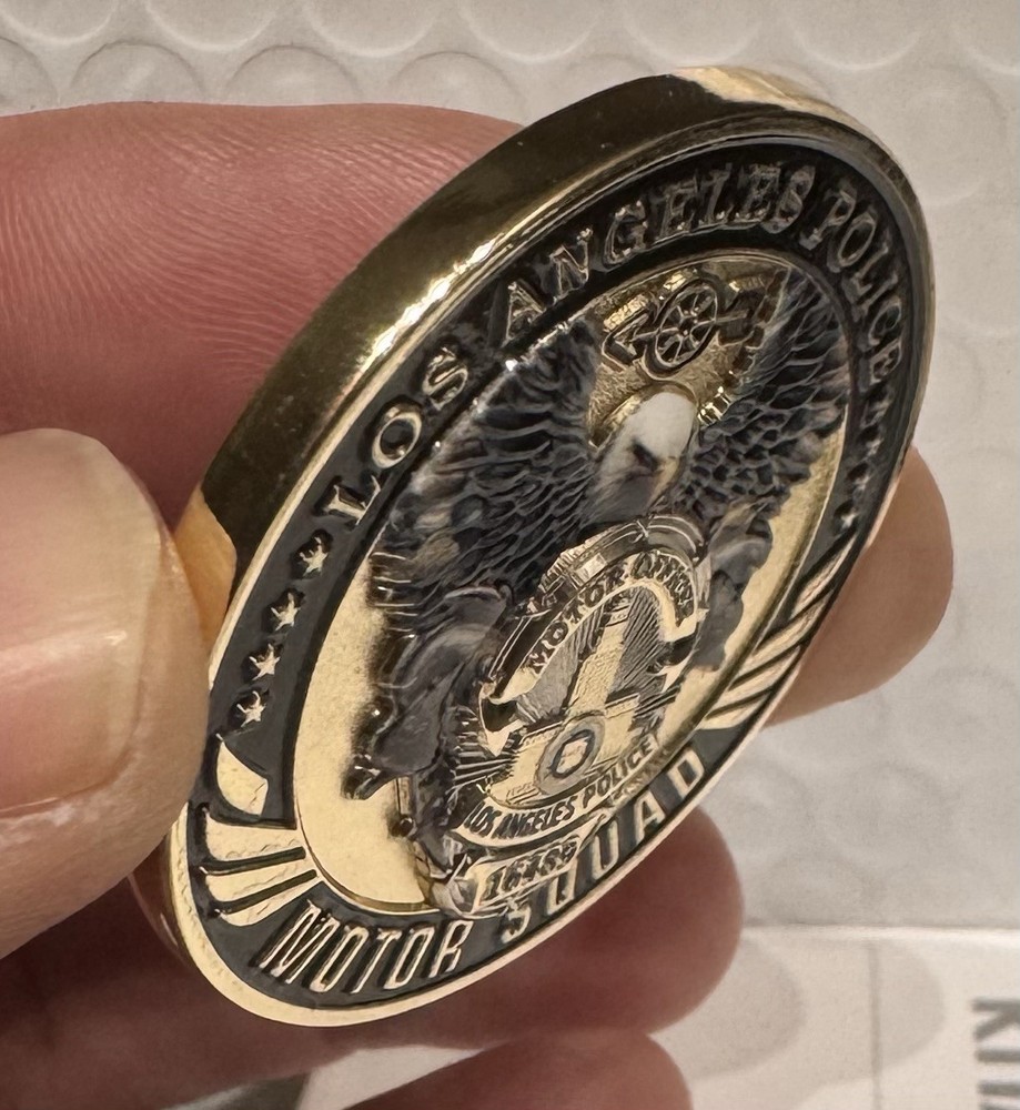 LAPD Challenge Coin Motor squad