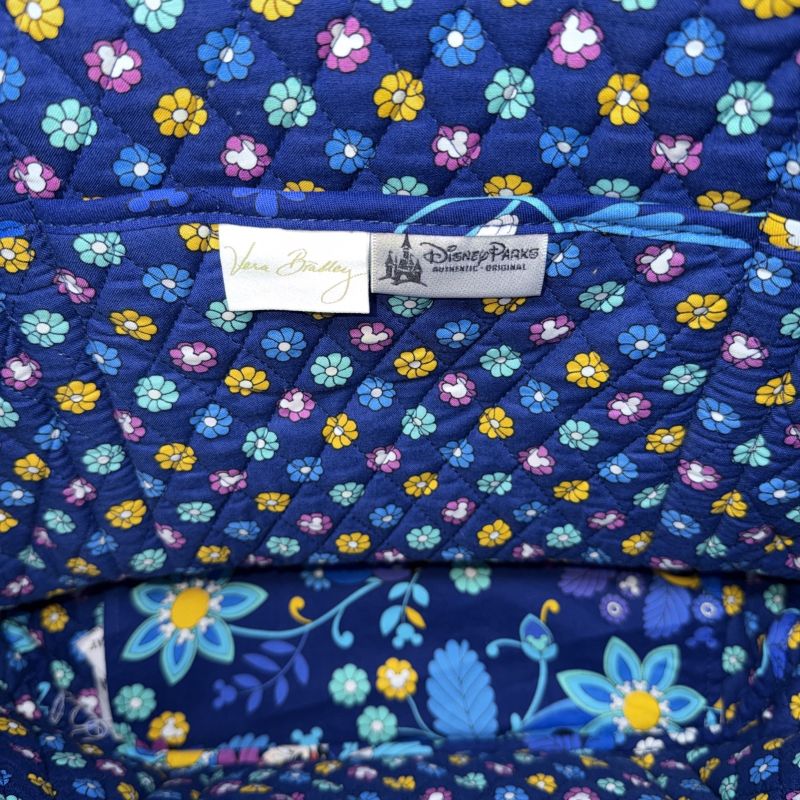 NEW Disney Vera Bradley Mickey Minnie Mouse Disney Dreaming Blue Tote Bag Purses