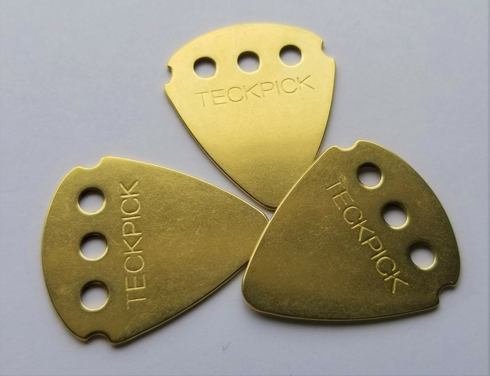 Jim Dunlop 467.brs Techpick  Brass 3 pk