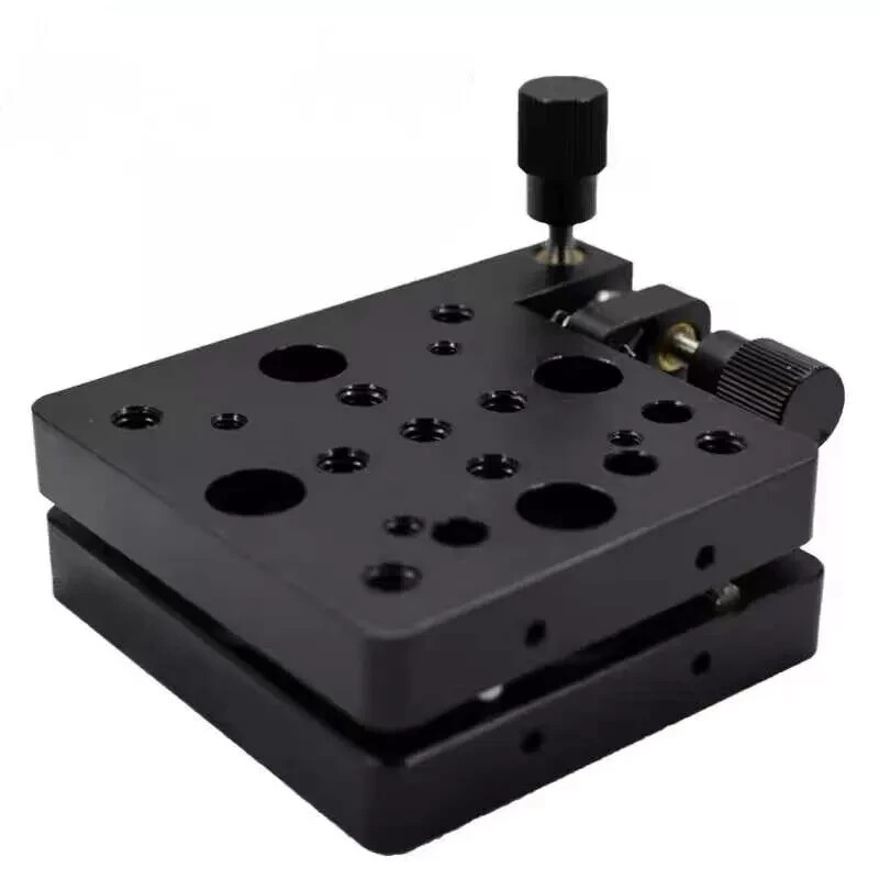 Optical Dual Axis Manual Tilting Table Precision Angle Displacement Stage new