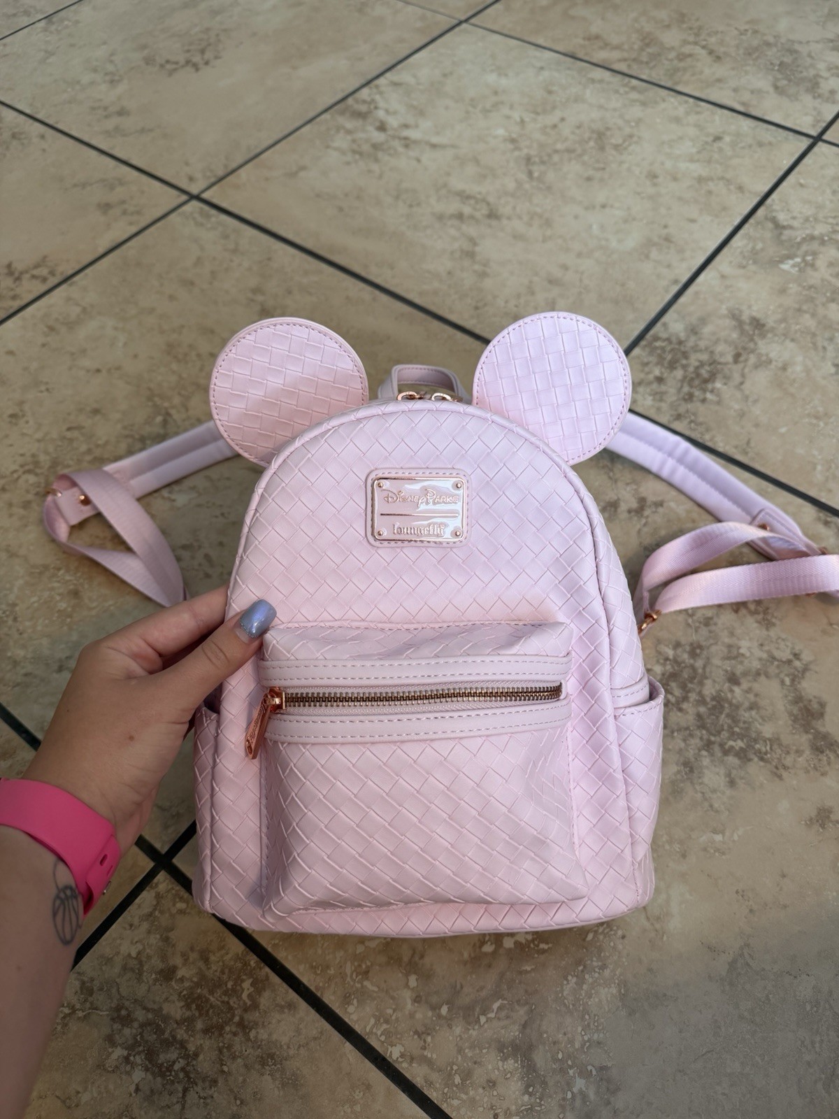 Brand New Pink Minnie Loungefly Backpack