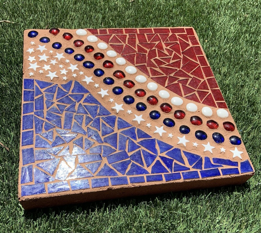 mosaic stepping stone