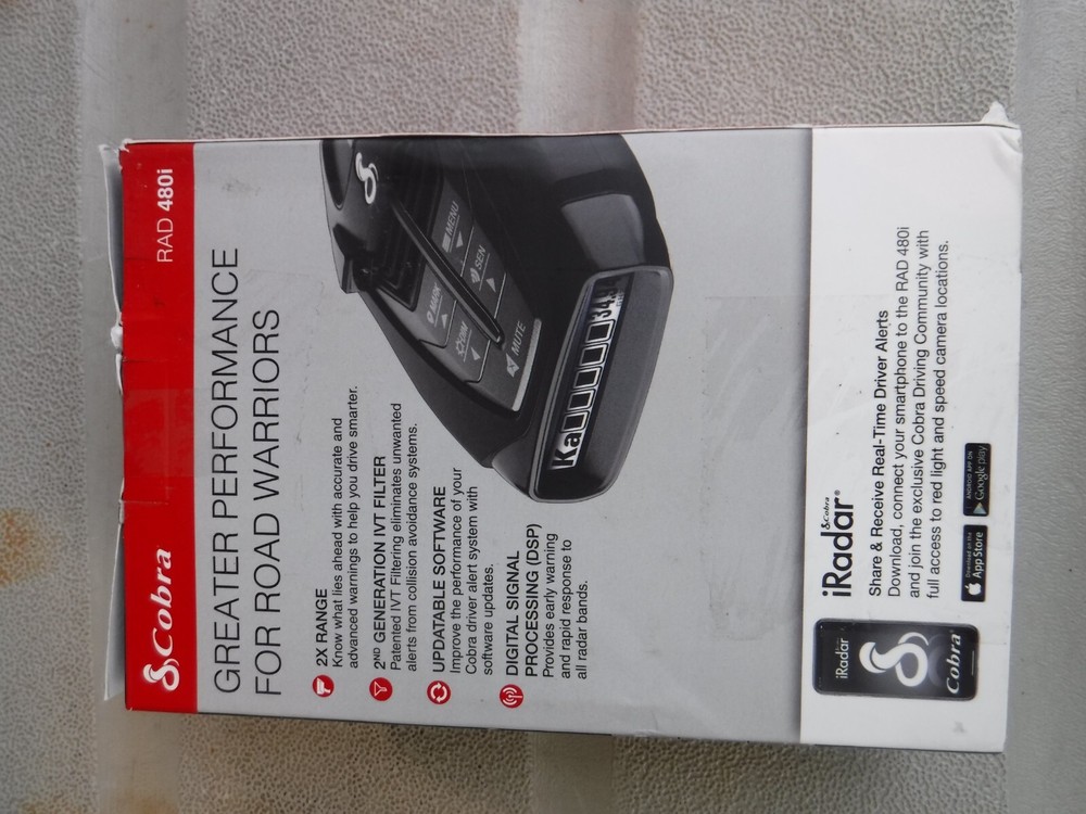 Cobra Electronics Rad 480i Radar/Laser Detector