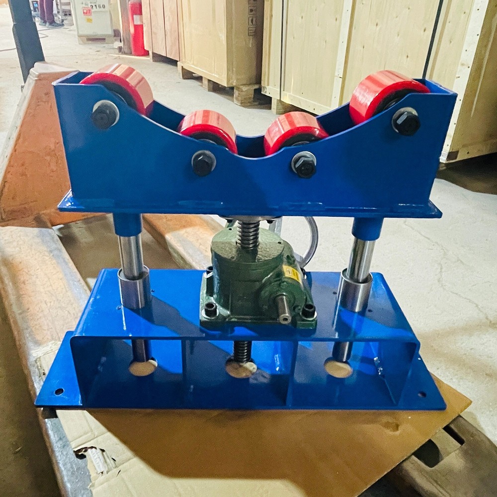 Two sets Manual Welding Roller Bracket 1100lb Rolling Support Frame for Welding