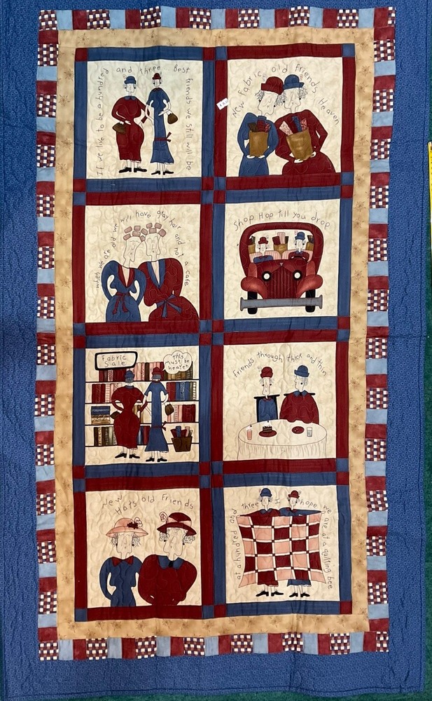 Wall quilt lap quilt panel friendship