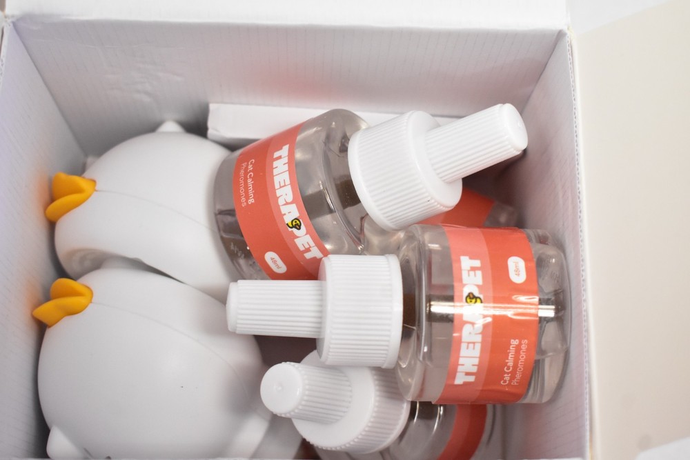 TherapetMD 2 Pack 120 Days Cat Calming Diffuser Kits Dual Pheromone Set