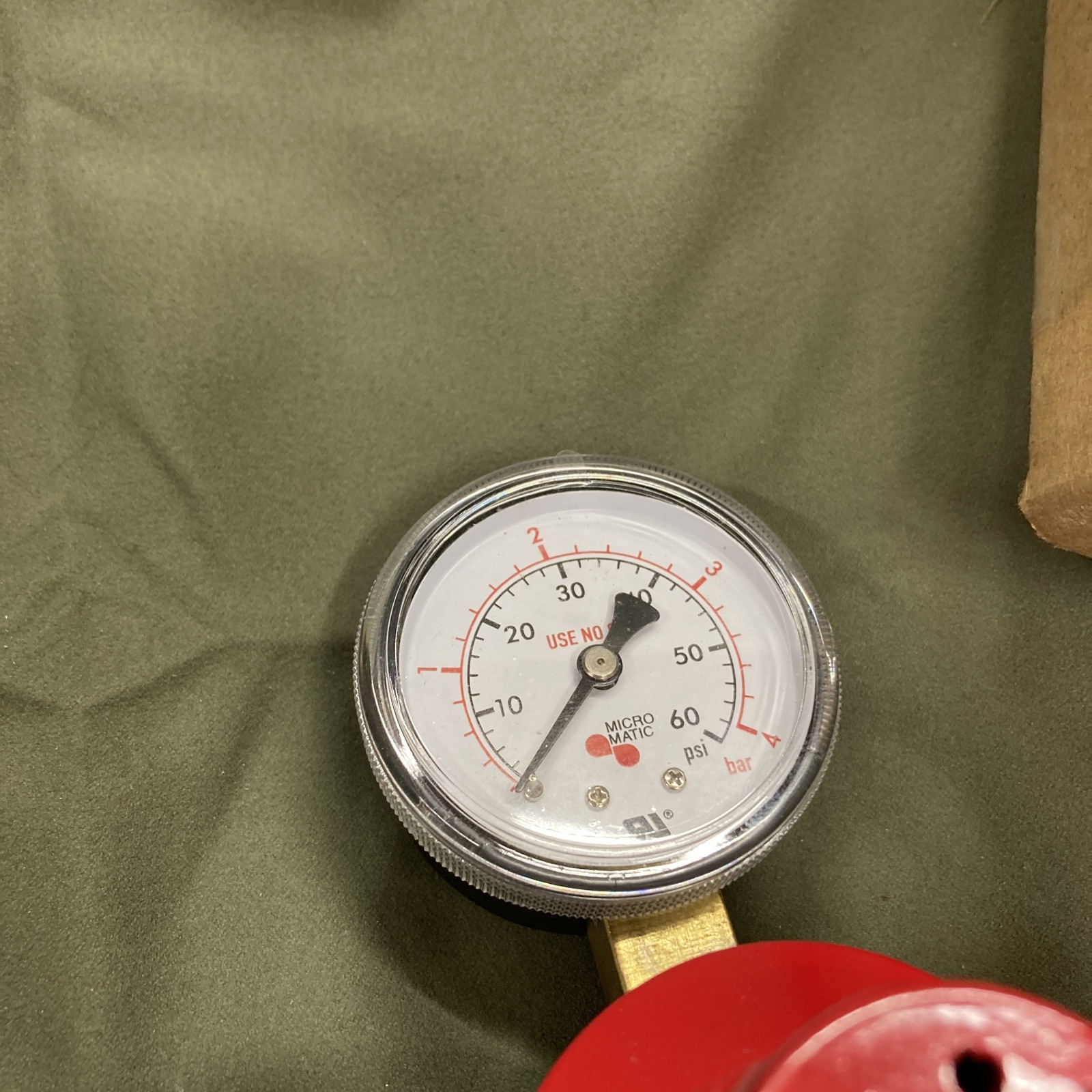 Micro Matic 842 CO2 Gas Regulator Primary Low Pressure 0-60 2 Gauge