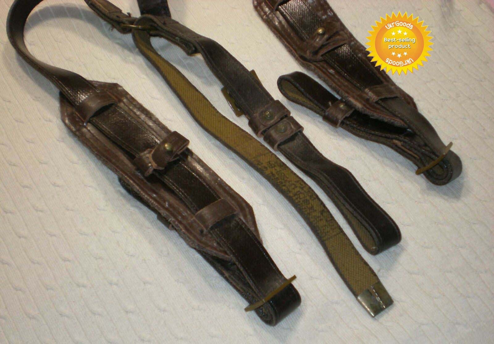Soldiers Supporting Discharge Belts USSR Soviet Army Chest Rig Suspenders