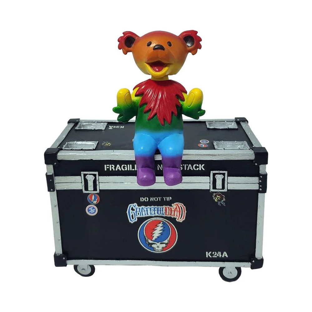 Grateful Dead Dancing Bear On Stage Box Bobblehead
