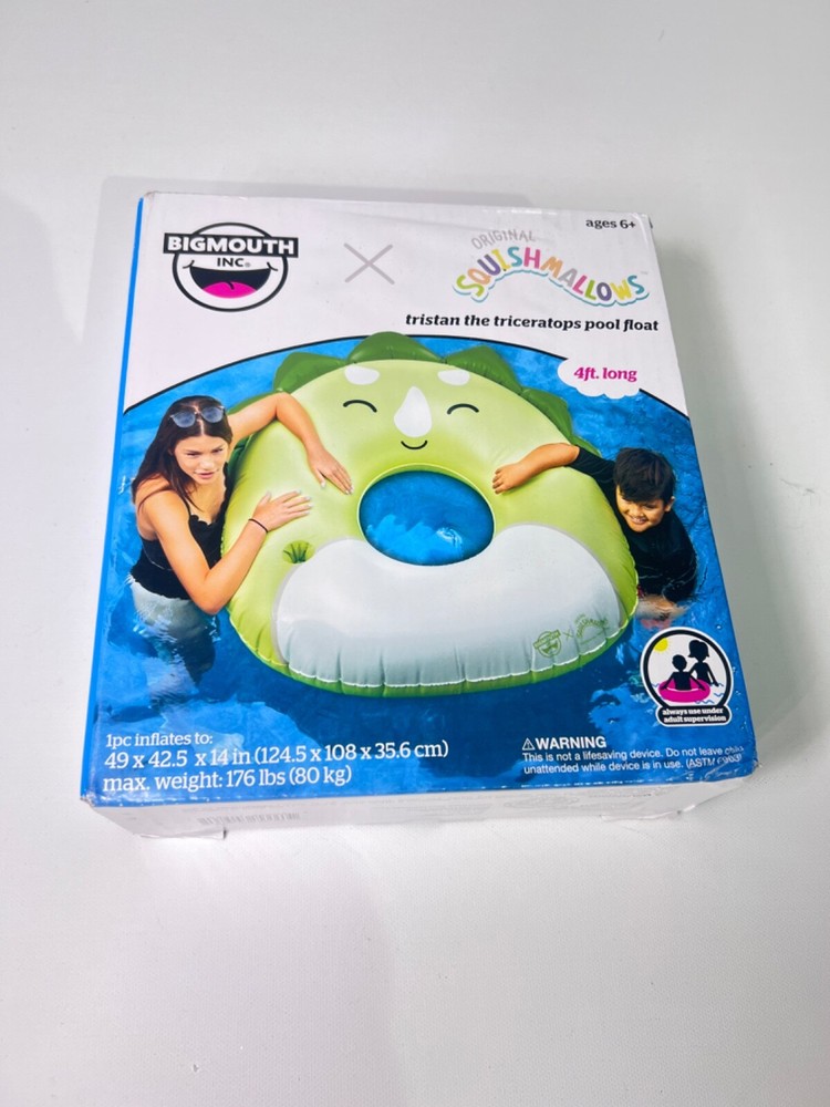BigMouth x Squishmallows Inflatable Ring Pool Float With Built-In Cupholder
