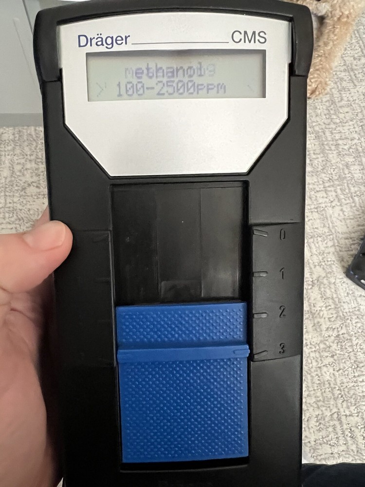 Dräger CMS Analyzer Chip Measurement System Gas Detector + CMS Analyzer