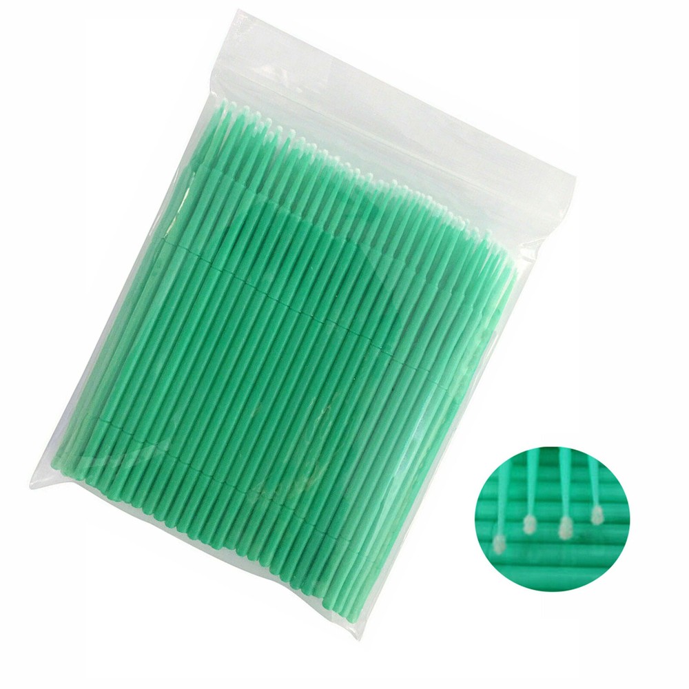 100Pcs Dental Disposable Micro Tooth Applicators Brushes Regular Tips 2.0mm