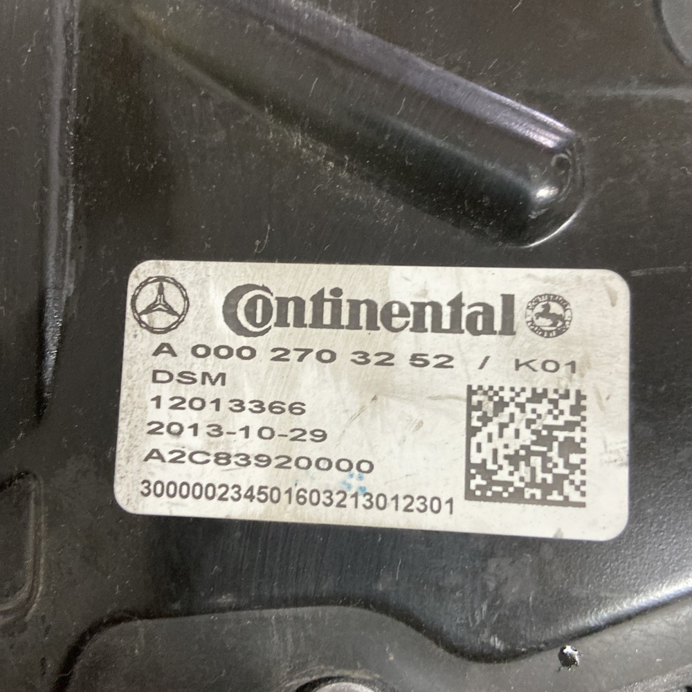 2014 GL450 Transmission Servo Module A0002703252