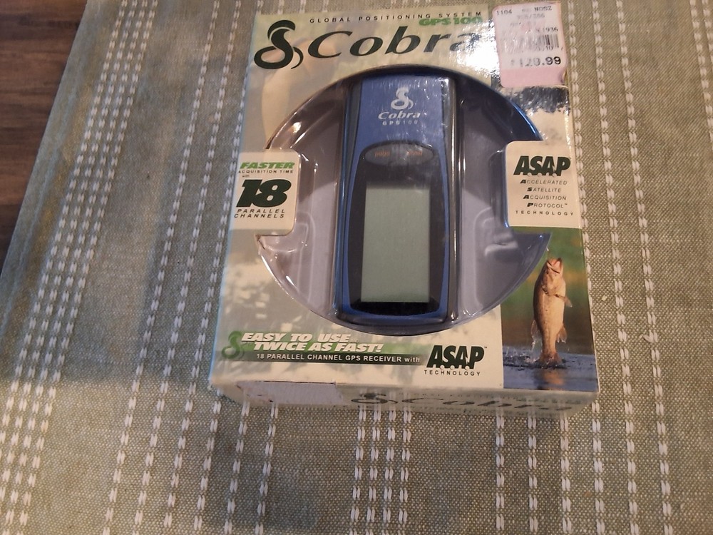 Cobra Global Positioning System GPS100 Complete instructions GPS Reciever