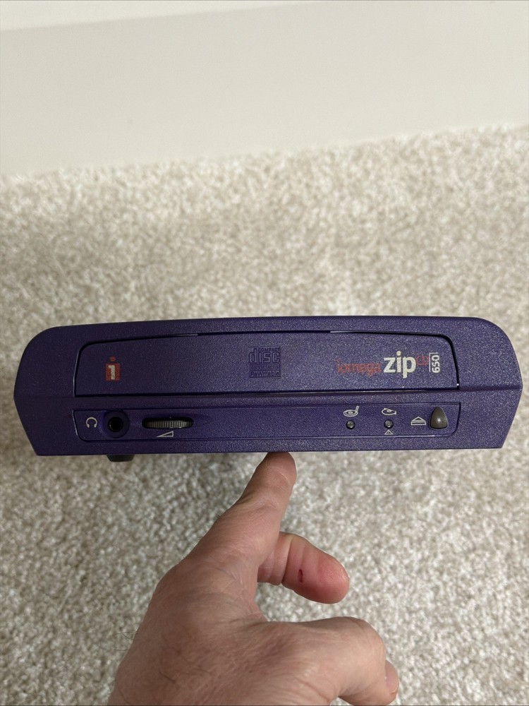 IOMEGA ZIP CD 650 Drive ZIPCDUSB Only - No Cables - Untested