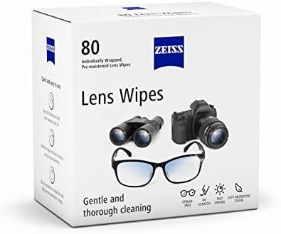 Pre-Moistened Lens Cleaning Wipes 80 Count