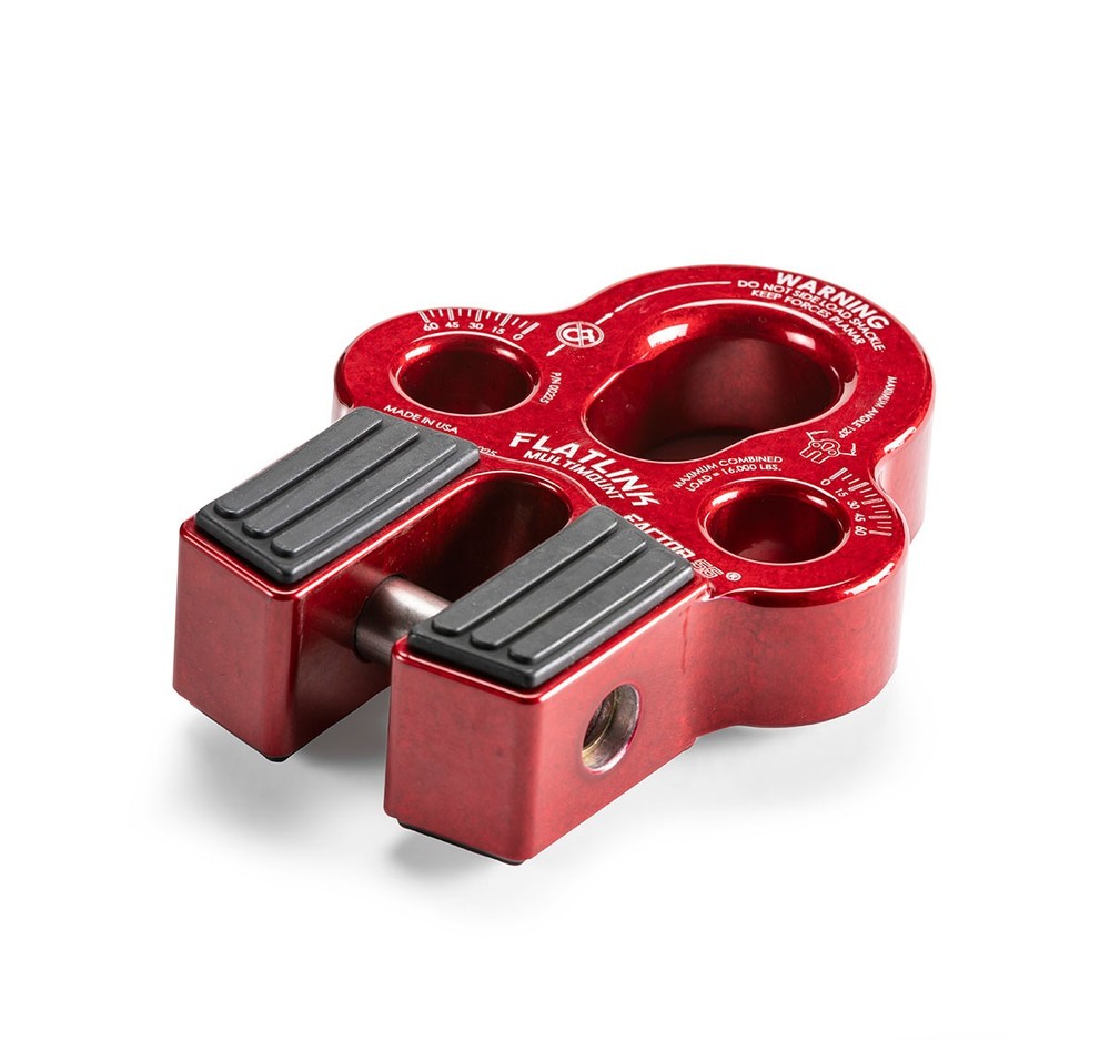 Factor-55 00225-08 Flatlink MULTIMOUNT Winch Shackle Mount GREEN