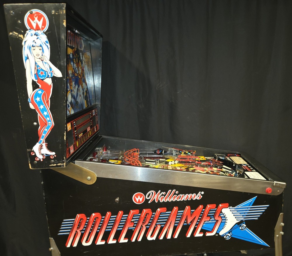 Refurbished Rollergames Pinball Machine (Williams) 1990