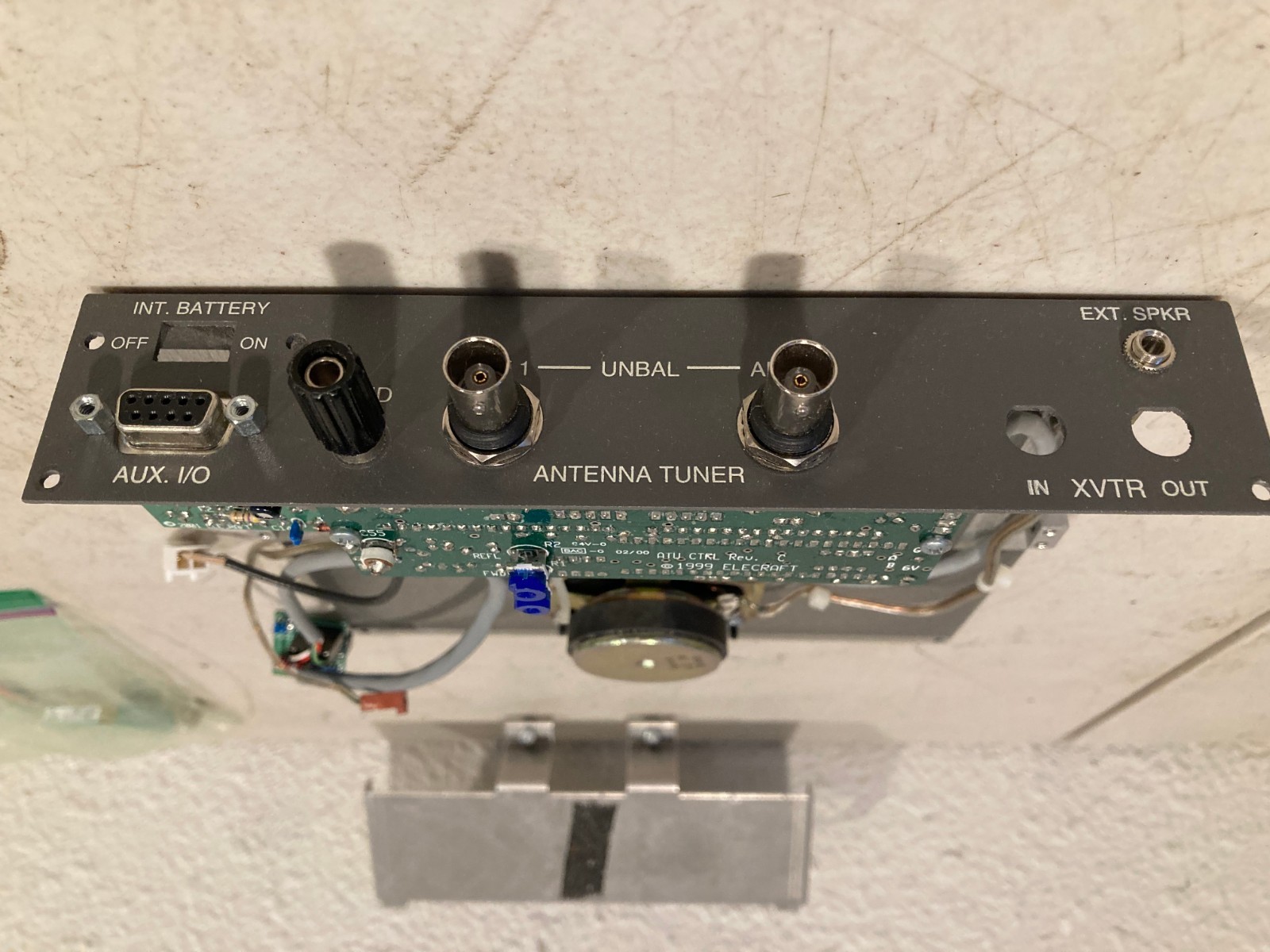 Elecraft K2 Rear Panel Assembly With Board