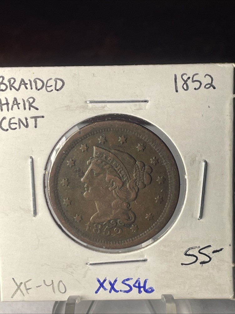 Real Nice 1852  LARGE CENT In Extra Fine Condition XX546