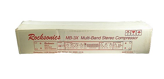 Racksonics MB-3X Multi-Band Stereo Compressor - Display, Free Shipping