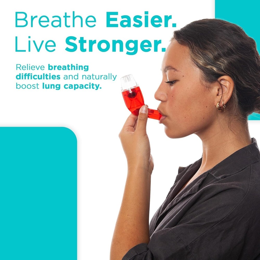 Lightweight Breathing Exercise Device, Promotes Better Breathing Performance