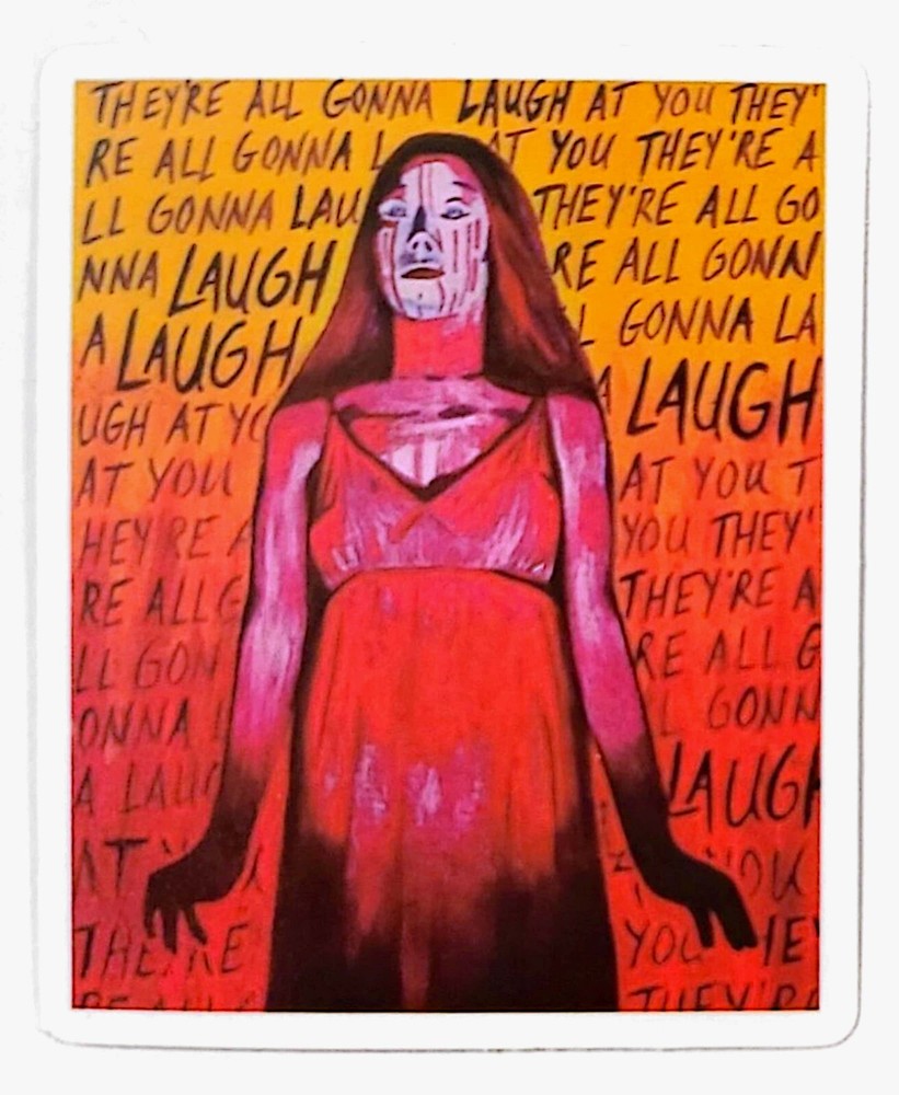 Carrie Sissy Spacek Horror Waterproof Sticker