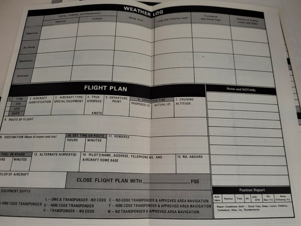 1975 Jeppesen Sanderson Private Pilot Basic Kit Training Course Books Manual