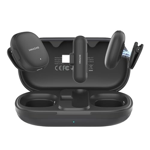 Mini Microphone for iPhone/iPad/Android, Professional Wireless Lavalier